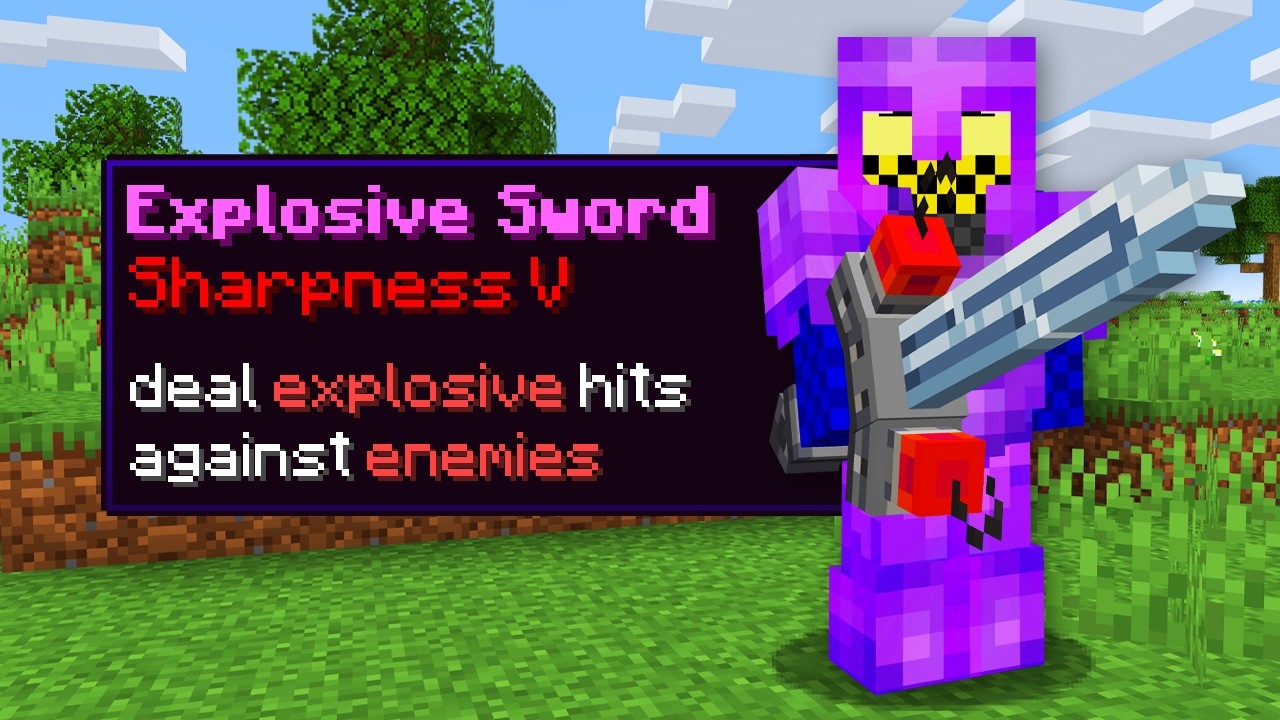 Explosive Minecraft Sword The Deadliest Sword in Minecraft Hunger Games! - YouTube