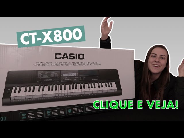 Teclado Musical Casio Ct-x800 Preto