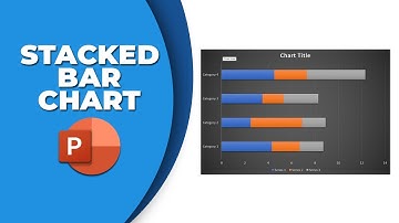 How to create stacked bar chart in PowerPoint
