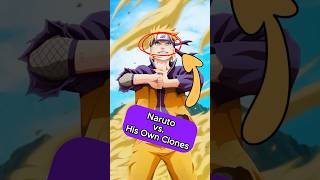 Naruto vs. His Own Clones 👀🤯 #shorts #naruto #boruto #anime