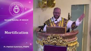 Mortification - Sermon by Fr Summers (10 Dec 2023)