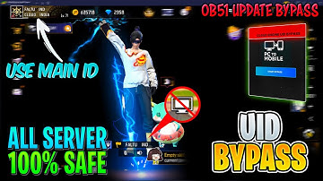 UID EMULATOR BYPASS | UID BYPASS | FREE FIRE UID EMULATOR BYPASS | BYPASS UID | ANTIBAN PC BYPASS
