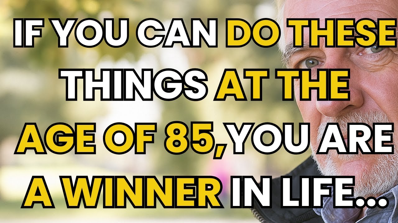 If you can still do these three things at the age of 85, you are a GEM in life. | STRONG SENIORS |