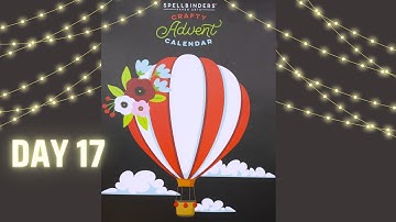 Spellbinders 2024 Crafty Advent Calendar, Day 17