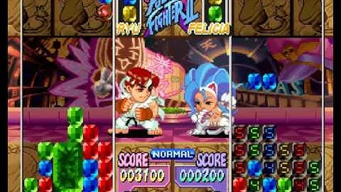 Super Puzzle Fighter II Turbo (Sega Saturn)