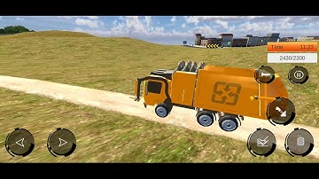 City Dump Truck Driving Simulator - GarbageTruck || Gameplay video