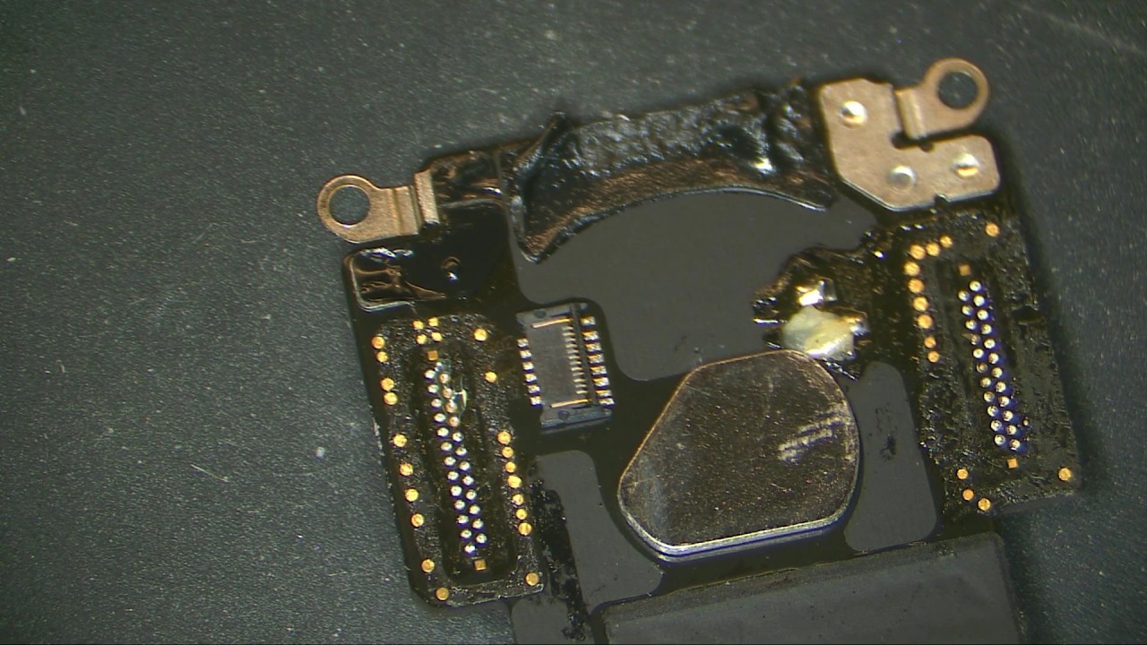 APPLE WATCH smontaggio piu saldatura connettore display - YouTube