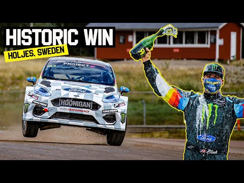 Ken Block Wins First Ever All Electric World Rallycross Race - Projekt E!
