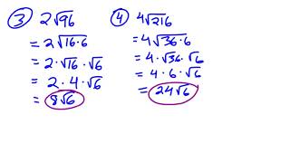 Algebra 2 - Simplifying Radicals