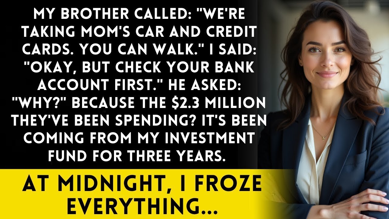 My Brother Called We're Taking Mom's Car and Credi