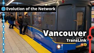 Vancouver's SkyTrain Network Evolution