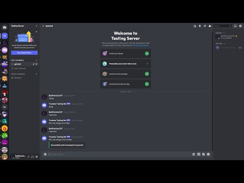 Making a discord bot! Purge command! Python