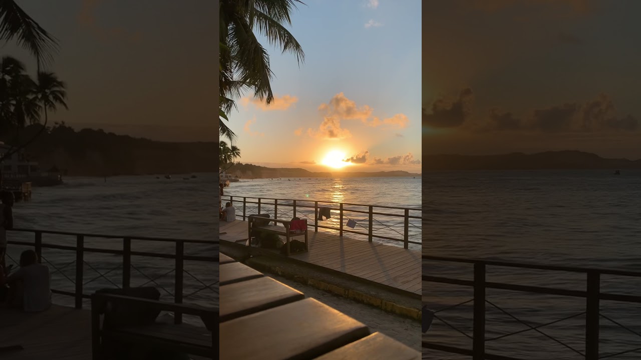 Amazing sunset in Pipa,Brazil