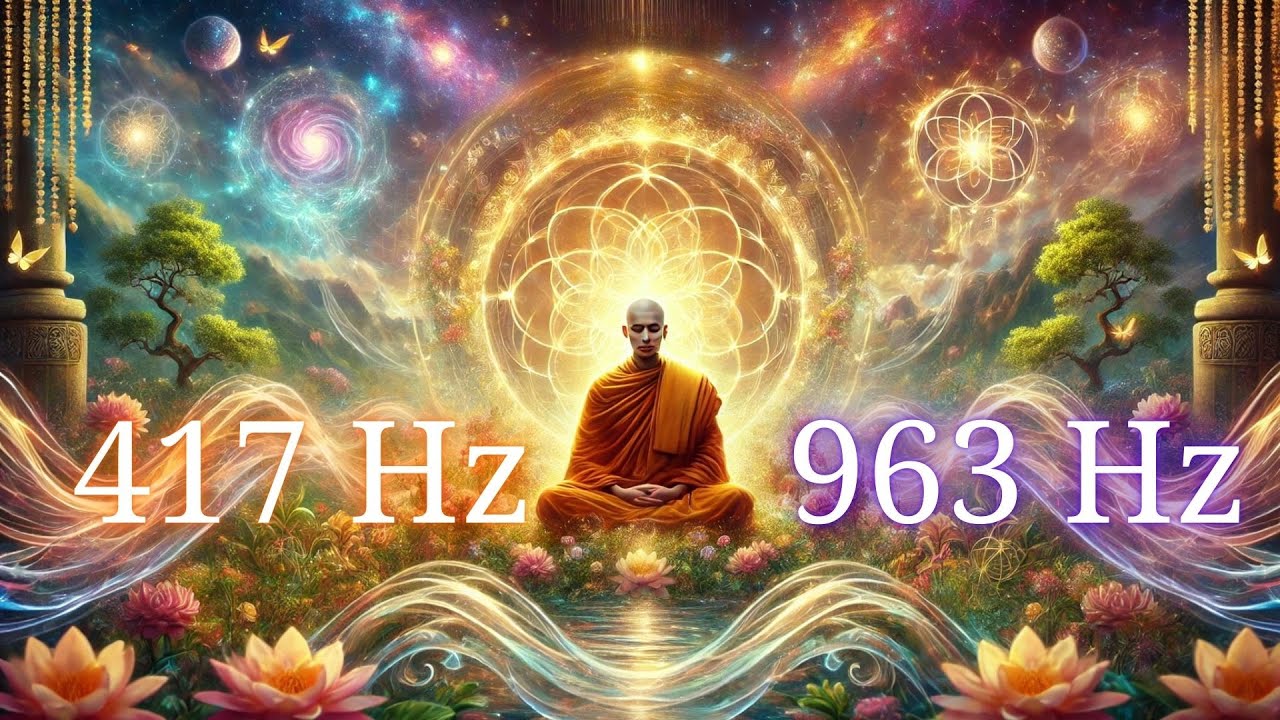 417Hz + 963Hz | Emotional Release & Pineal Activation | Cleanse Old Energies & Awaken Inner Light