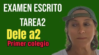 DELE A2 TASK 1 SOLVED WRITTEN TEST.