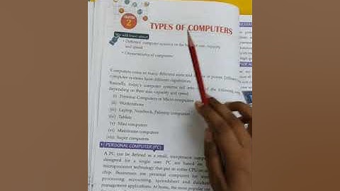 class 4 ch -2 Types of computers