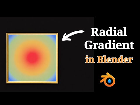 Create Radial Gradient Texture in Blender's Shader Node Tree