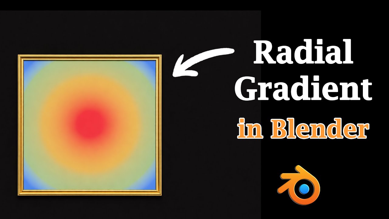 Create Radial Gradient Texture in Blender's Shader Node Tree