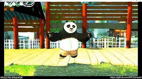 RPCS3 PS3 Emulator - Kung Fu Panda: Showdown of Legendary Legends Ingame! VULKAN (0eb6bf6a)