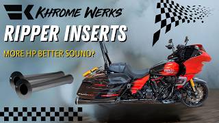 Installing Khrome Werks Slip Ons and Ripper Baffle Inserts, Will it sound better?