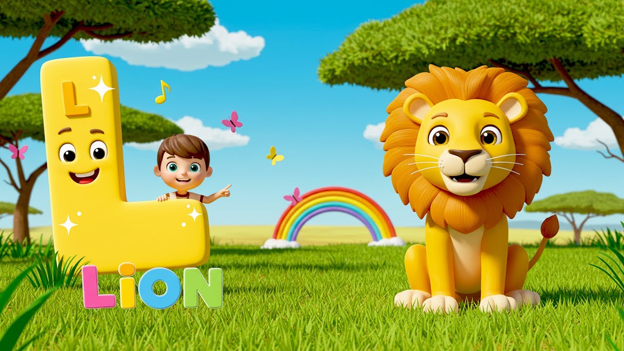 L-L-Lion Leads the Way | L is for Lion Song | Phonics & Alphabet Learning for Kids