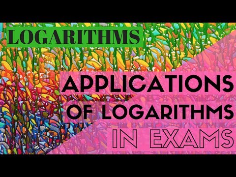 Using Logarithms in Exams