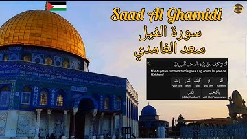 سعد الغامدي| سورة الفيل |مكررة 70 مرة| Saad Al Ghamidi| Sourate Al Fil