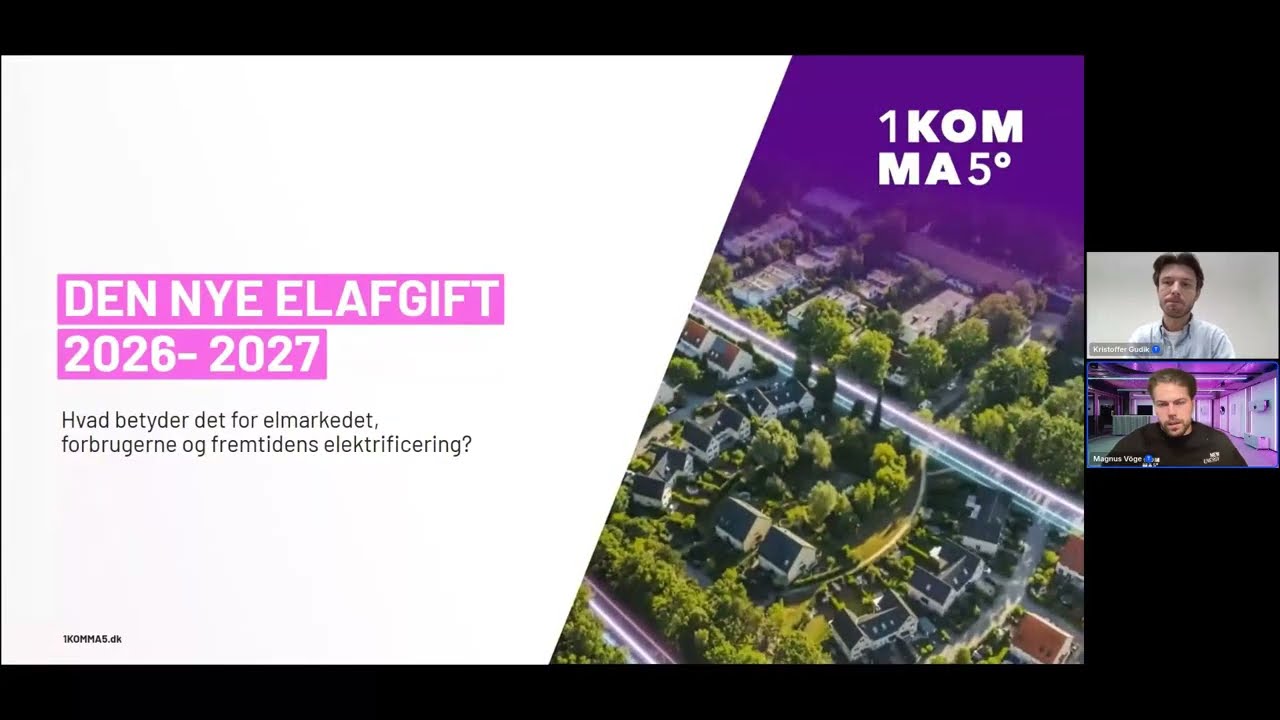 Elafgift 2026 webinar replay 11/13/2025