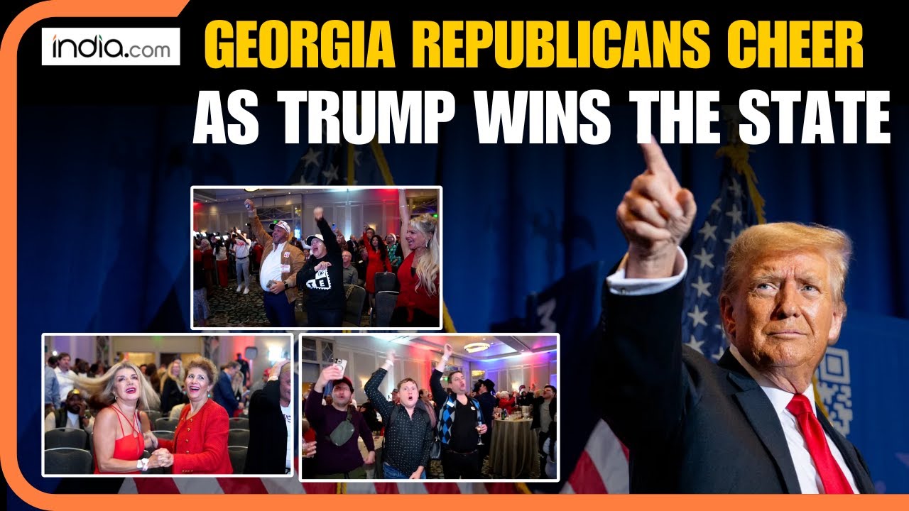 US Election Results: Georgia Republicans Celebrate as Trump Claims Victory in the Peach State