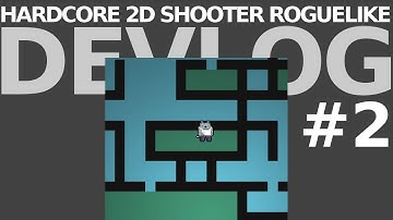 Map generation basics - 2, 3 weeks | Devlog: Hardcore 2D Shooter Roguelike #2