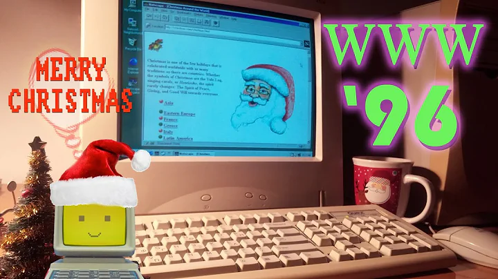 Let's surf the Christmas Web of the 90s