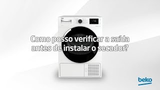 Como Ligar A Sua Máquina De Secar À Corrente Eléctrica Tomada? Beko