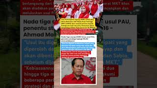  Nada Tiga Sayap Umno Teras Usul Pau Penentu Strategi Hadapi Pru16  Ahmad Maslan  malaysia