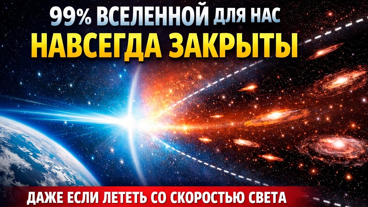 99% Вселенной для нас навсегда закрыты — даже если лететь со скоростью света