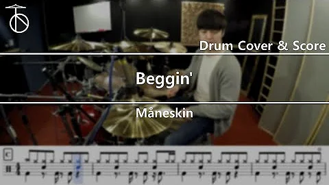 Måneskin - Beggin' Drum Cover,Drum Sheet,Score,Tutorial.Lesson
