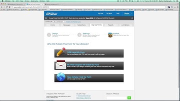How to Host your Aweber Opt-in Form Code on Word Press