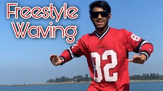 Download Lagu Freestyle Waving Cover🌊🌊 || Viral Dance Cover || Popping Dance || Poppin Sakib || #shorts MP3