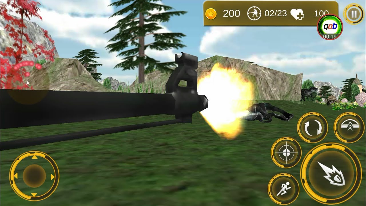 Super Deadly Dino Jungle Hunter action war game