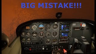 Rookie Pilot Mistake almost results in tragic outcome Flying during Ice Storm MSFS 2020