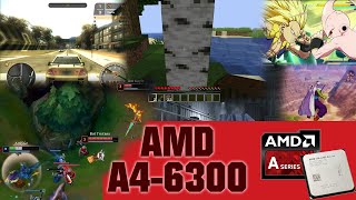 AMD A4 6300 3.70 GHz | 14 juegos | 4Gb RAM.---