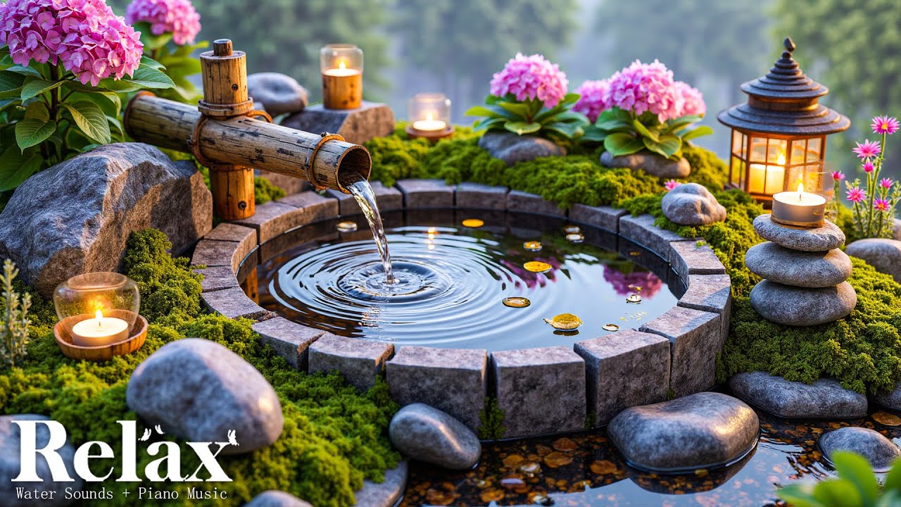 Целительная музыка для внутреннего покоя 🌿 Расслабляющее фортепиано + звуки природы, успокаивает тр