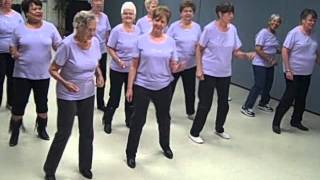 Traveling Wanderer Line Dance, Performed By Peoria Community Center - A Cl Act