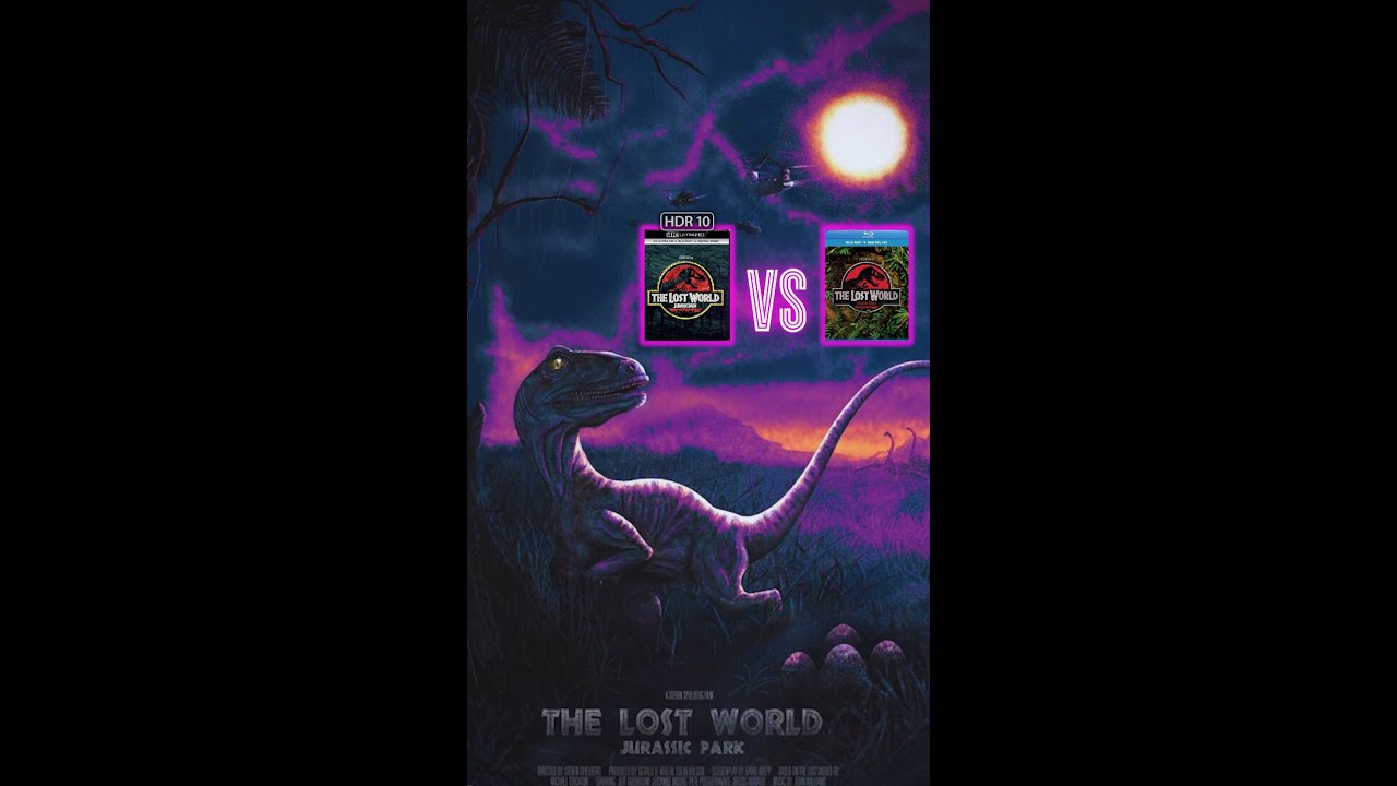 ▶ Comparison of The Lost World: Jurassic Park 4K (HDR10) Vs 2015 Edition