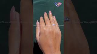 Elegant Bezel-Set Three-Stone Diamond Wedding Ring for Her: Unveil the Perfect Forever #diamond