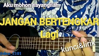 JANGAN BERTENGKAR LAGI - KANGEN BAND | ( kunci + lirik) cover kentrung senar 4