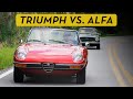 Triumph TR6 vs. Alfa Romeo Spider: Behind the Wheel