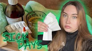 Vlog: A day in my life while being SICK! (Low energy)