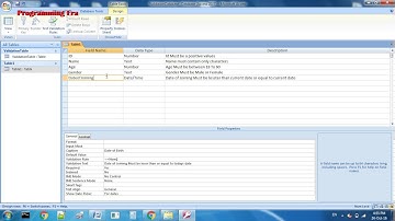 Caption Property in MS Access 2007