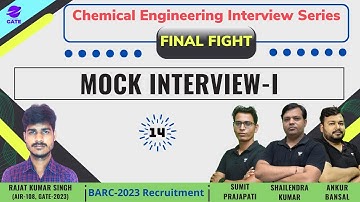Final Fight | MOCK INTERVIEW-I | CH Interview Series-14 | Shailendra Sir, Sumit Sir & Ankur Sir
