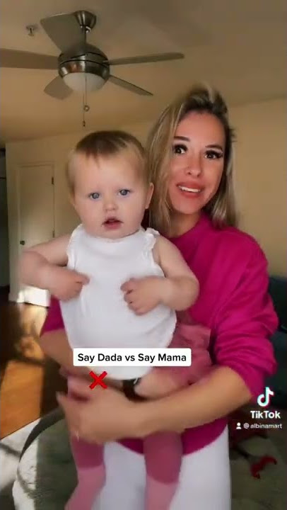 Mom vs dad. 11 months old talking